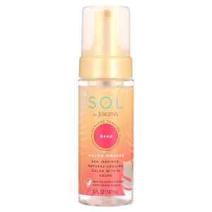 SOL by Jergens Deep Water Tanning Mousse with Coconut Water, Dye-Free, 5 fl oz"