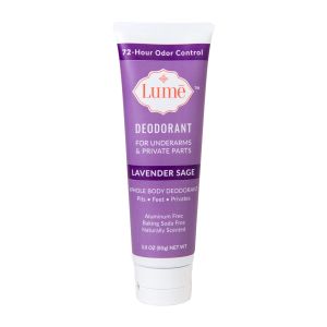 Lume Deodorant For Underarms and Private Parts 3oz Tube (Lavender Sage)