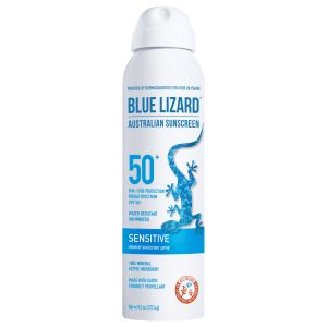 Blue Lizard Sensitive SPF 50 Mineral Sunscreen Spray, Broad Spectrum, 4.5 fl oz"