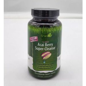 Irwin Naturals 10-Day Acai Berry Super-Cleanse - 60 Liquid Soft-Gels - Liver & Elimination Support - 20 Servings