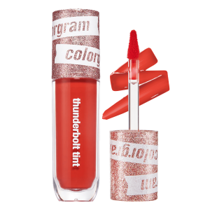 COLORGRAM Thunderbolt Tint Lacquer 06 Pretty Tok | Korean Lip Tint Stain w/ Argan Oil for Lip Makeup | Moisturizing & Hydrating Lip Tint Long Lasting | Korean Lip Gloss Liquid Lipstick (0.2 fl oz.)