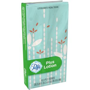 Puffs Plus Lotion White Facial Tissues 10 ct Pack