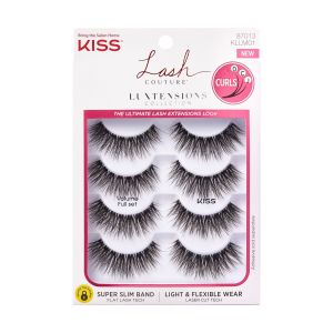 KISS Lash Couture Luxtension, False Eyelashes, Volume Full Set, 14 mm, 4 Pairs"