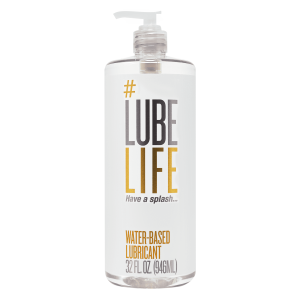 Lube Life Water Based Personal Lubricant for Men, Women & Couples, 32 fl oz"