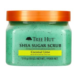 Tree Hut Coconut Lime Shea Sugar Exfoliating and Hydrating Body Scrub, 18 oz."