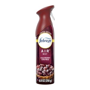 Febreze Air Mist Odor-Fighting Air Freshener Cranberry Crumble, 8.8 oz. Aerosol Can"