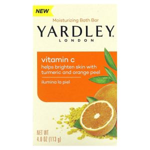 Yardley London Moisturizing Bath Bar, Vitamin C, 4 oz (113 g)"