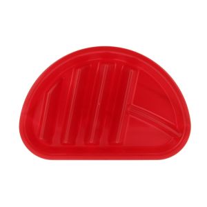 Arrow Home Plastic Fiesta Taco Red Plate