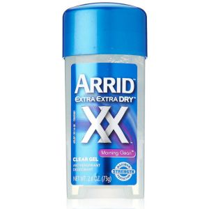 Arrid XX Extra Extra Dry Clear Gel Antiperspirant Deodorant, Morning Clean , 2.6 oz."