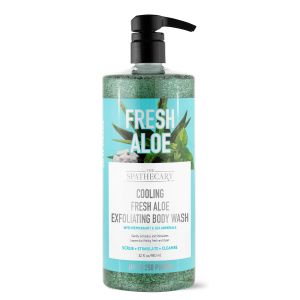 Cooling Fresh Aloe Exfoliating Body Wash - 32 oz