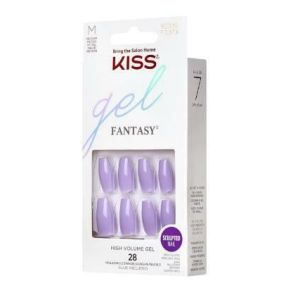 Kiss Gel Fantasy Medium Nails, FS37X Bliss"