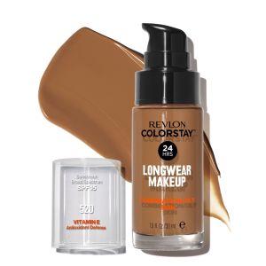 Revlon ColorStay Liquid Foundation Makeup, Matte Finish, Combination/Oily Skin, SPF 15, Cocoa, 1 fl oz."