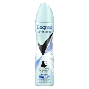 Degree Ultra Clear Long Lasting Women's Antiperspirant Deodorant Dry Spray, Pure Clean, 3.8 oz"