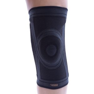 Copper Fit Health Knee Flexible Side Stabilizer Gel Patella Sleeve, Small/Medium"