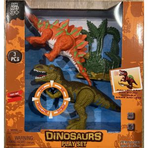 Juda Toys Dinosaurs Play Set - Prehistoric Adventures for Ages 3+