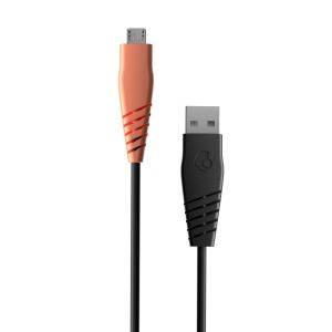 Skullcandy Line USB-A to Micro-USB 4ft Charging Cable - True Black/Orange