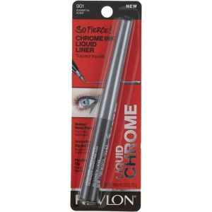 Revlon So Fierce! Chrome Ink Liquid Eyeliner Pen, 901 Gunmetal"