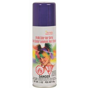 Rubie's Bright Color Hairspray, Purple 2 Oz."