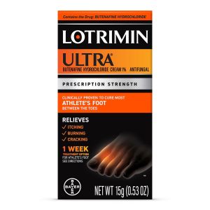 Lotrimin Ultra 1 Week Athlete's Foot Treatment Antifungal Cream, 15G Tube"