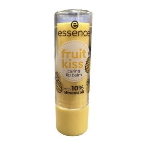 essence Fruit Kiss Caring Lip Balm with 10% Almond Oil, 05 Pineapple Vibes 0.16 oz"