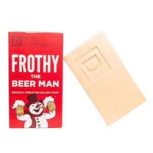 Duke Cannon 01HOLIDAYFROTHY Frothy the Beer Man Soap, Broadly Appealing Holiday Soap 10 oz."