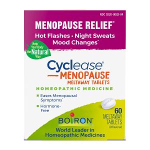 Boiron Cyclease Menopause Tablets, Homeopathic Medicine for Menopause Relief, Hot Flashes, Night Sweats, Mood Changes, 60 Meltaway Tablets"