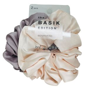 Scunci - Basik Edition - Pastel Pink and Purple Scrunchies