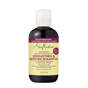 SheaMoisture Jamaican Black Castor Oil Strengthen & Restore Clarifying Daily Shampoo, 3.2 fl oz"