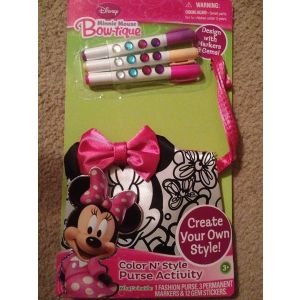 Minnie Mouse Bow-tique Color N' Style Purse Activity