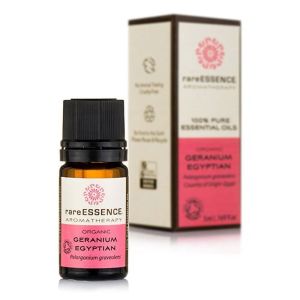 Organic Geranium Egyptian Essential Oil - 0.169 fl. oz (5 ml) by Rare Earth Natu