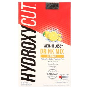 Hydroxycut Drink Mix Powder Packets, Lemonade, 21ct"