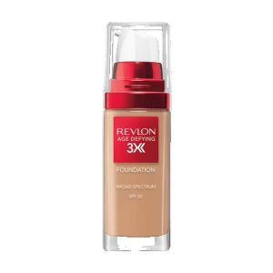 Revlon Age Defying 3X Cream Foundation Makeup, SPF 20, 035 Natural Beige, 1 fl oz"