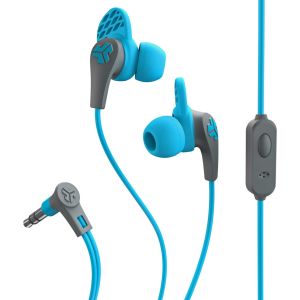 JLab Audio JBuds Pro Signature Earbuds - Earphones with mic - in-ear - wired - 3.5 mm jack - gray, blue"