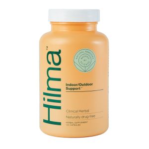 Hilma Indoor/Outdoor Support - Non-Drowsy Sinus Defense - Clinically Proven Nettles, PA-Free Butterbur & Spirulina - Doctor Formulated + Tested - 30 Capsules"