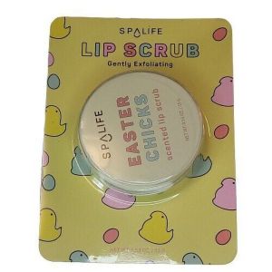 Soft & Smooth Lips: SPALIFE Easter Chicks Scented Lip Scrub .53oz for Gentle Exfoliation