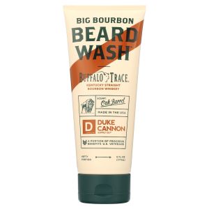 Duke Cannon Big Bourbon Buffalo Trace Scent Beard Wash, 6 oz, 1 Count"