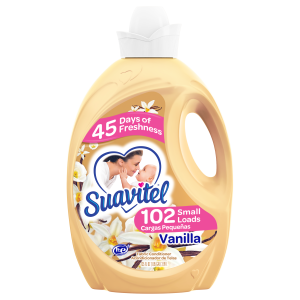 Suavitel Liquid Fabric Softener, Heavenly Vanilla, 102 Small Loads