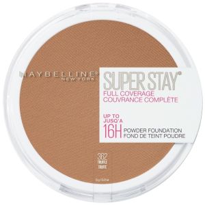 Maybelline Super Stay Powder Foundation Makeup, Full Coverage, 362 Truffle, 0.21 oz"