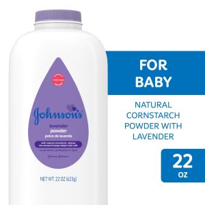 Johnson's Lavender Baby Powder with Cornstarch, Free of Talc, 22 oz"