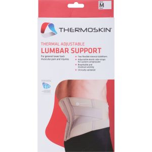 Thermoskin Lumbar Back Support, Beige, Medium"