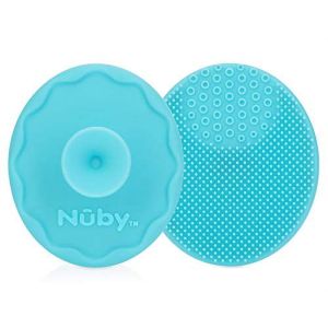 Nuby Scrubbies 2pk Silicone Bath Brush with Built-in Handle