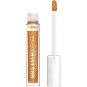 L'Oreal Paris Makeup Brilliant Eyes Shimmer Liquid Eye Shadow, Longwearing Lasting Shimmer, Crease Resistant, Flake-Proof, Precision Applicator, Quick Dry, Non-Greasy, Precious Lava, 0.1 oz."