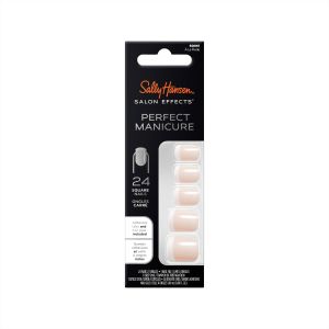 Sally Hansen Perfect Manicure Press On Nails, Square Shape, French a La Mode, 24 False Nails"