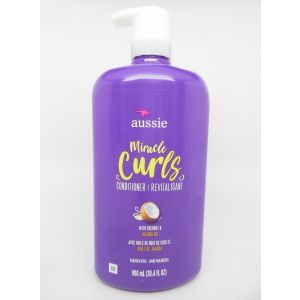 Aussie Miracle Curls Conditioner with Coconut & Jojoba Oil - 30.4 fl. oz.