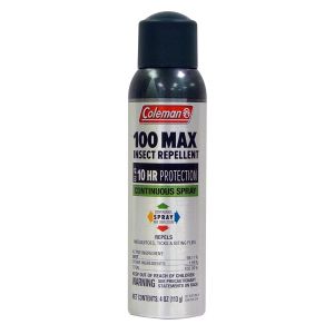 Coleman 100 Max 100% DEET Continuous Spray Insect Repellent, 4 oz."