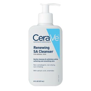 CeraVe Renewing SA Cleanser, Salicylic Acid Foaming Gel Face Wash For Smooth Skin, 8 fl oz"