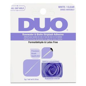 DUO - Rosewater & Biotin Striplash Adhesive - Clear, 0.18 oz"