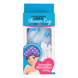 Turbie Twist Reversible Lined Shower Cap