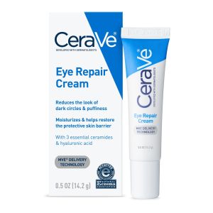 CeraVe Eye Repair Cream for Dark Circles and Puffiness for All Skin Types, 0.5 oz"