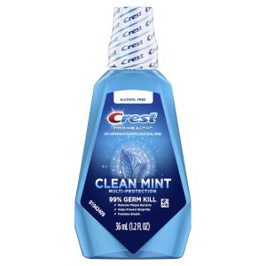 Crest Pro-Health Mouthwash, Alcohol Free, Clean Mint, 1.2 fl oz"